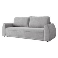 SCHLAFSOFA Floxi - Hellgrau/Schwarz, Holz/Kunststoff (244/96/96cm) - MIRJAN24