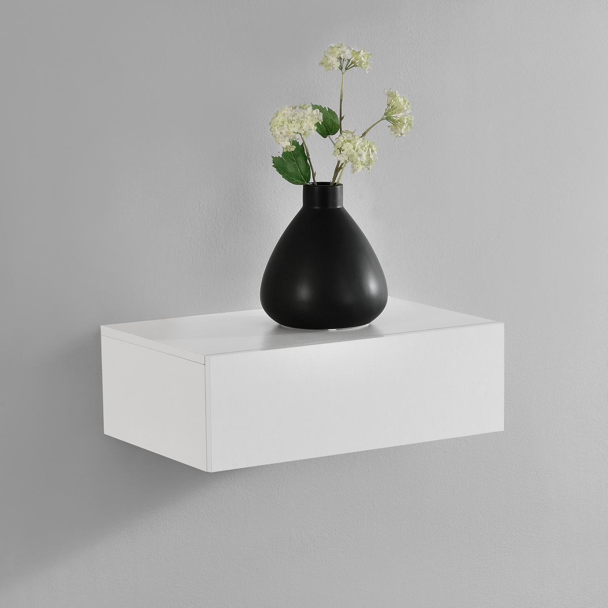 WANDREGAL Oslo - Weiß, Holzwerkstoff (46/15/30cm) - [en.casa]