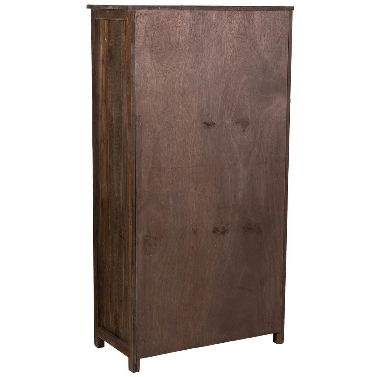 KLEIDERSCHRANK 78x40x148 cm Braun - Braun, Holz (78/148/40cm) - Wanderlust