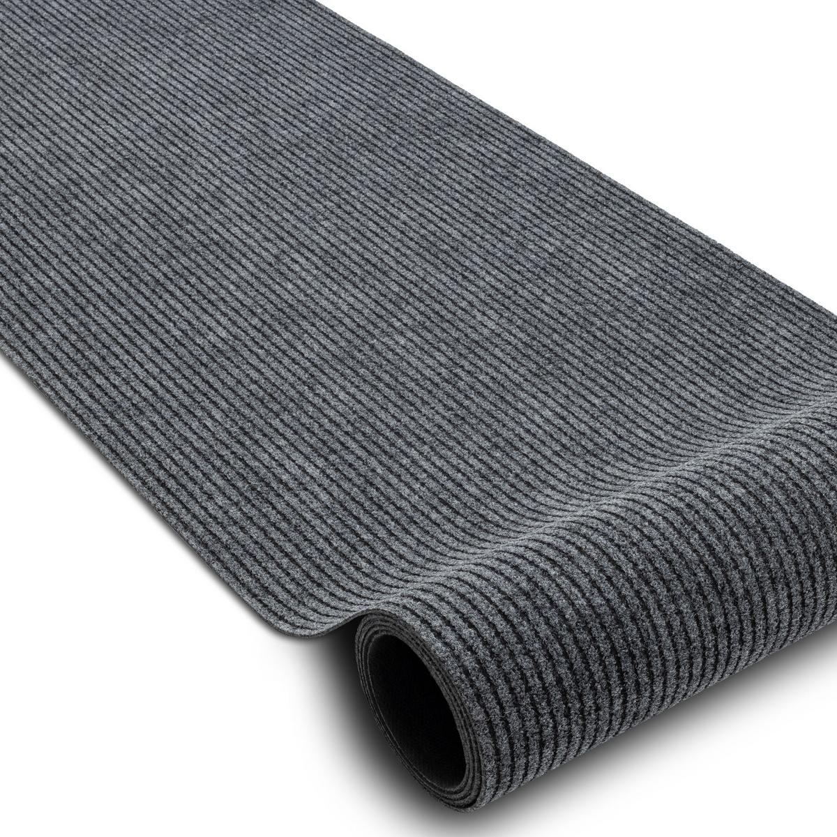 LÄUFER Türmatte rutschfest 80/130 cm - Grau, Textil (80/130cm) - rugsX