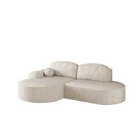 ECKSOFA Girona Mit Schlaffunktion - Weiß, Holzwerkstoff/Textil (278/179cm) - Fun Möbel