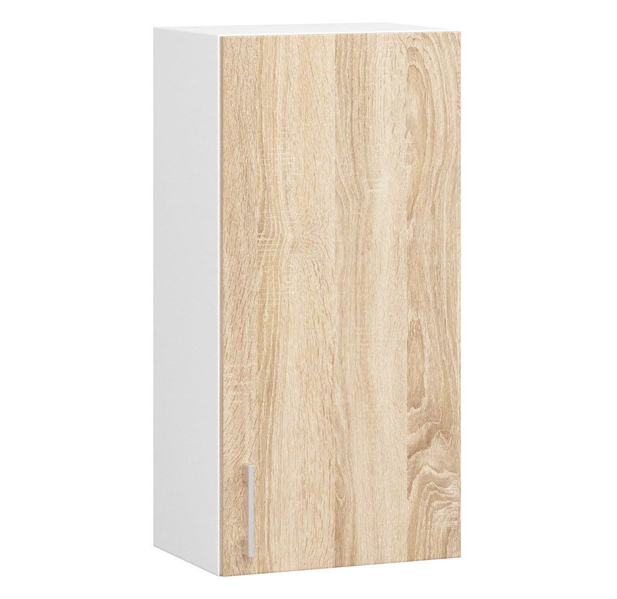 HÄNGESCHRANK Weiß, Eiche Sonoma 72/40/30,5 - Weiß/Eiche Artisan, Holzwerkstoff (40/72/30.5cm) - RAUMHIRSCH FURNITURE