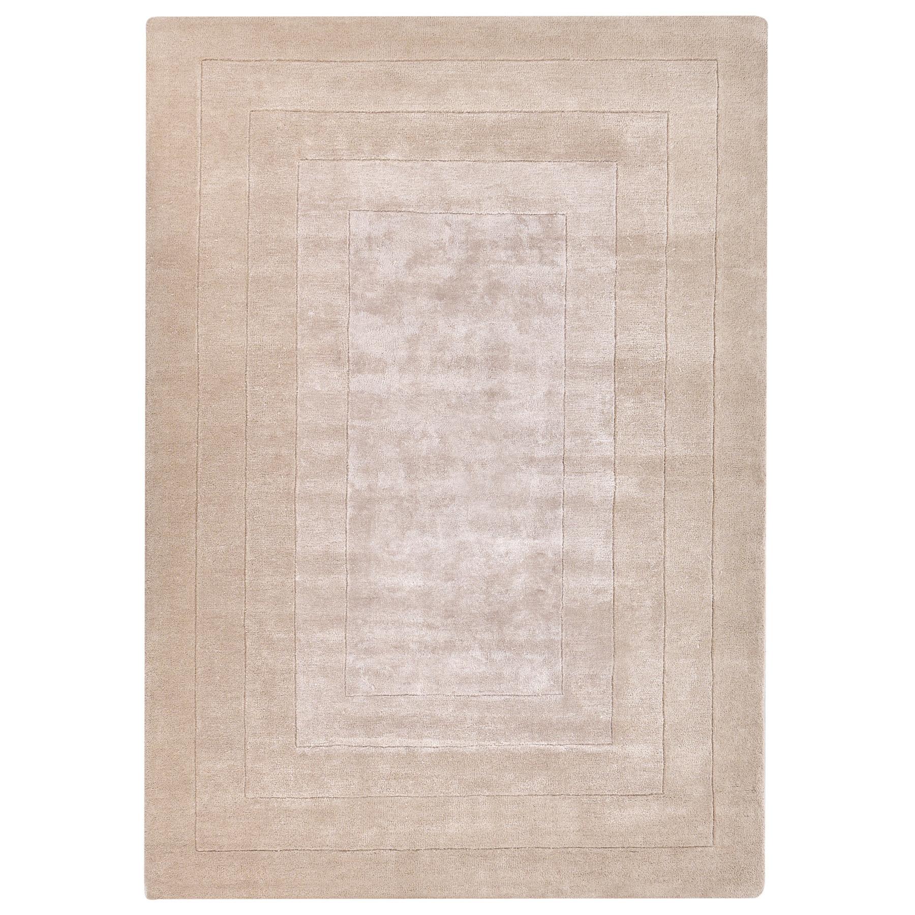 TEPPICH Beige 160/230 cm Viskose Amado - Beige, Textil (160/230cm) - Beliani