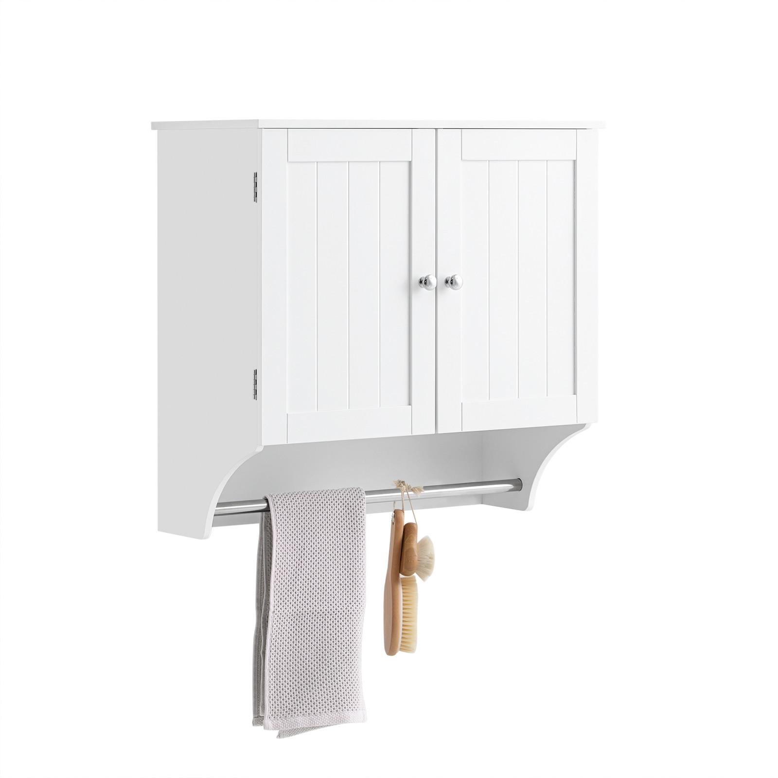 HÄNGESCHRANK Weiß - Weiß, Holzwerkstoff/Metall (60/60/30cm) - SoBuy