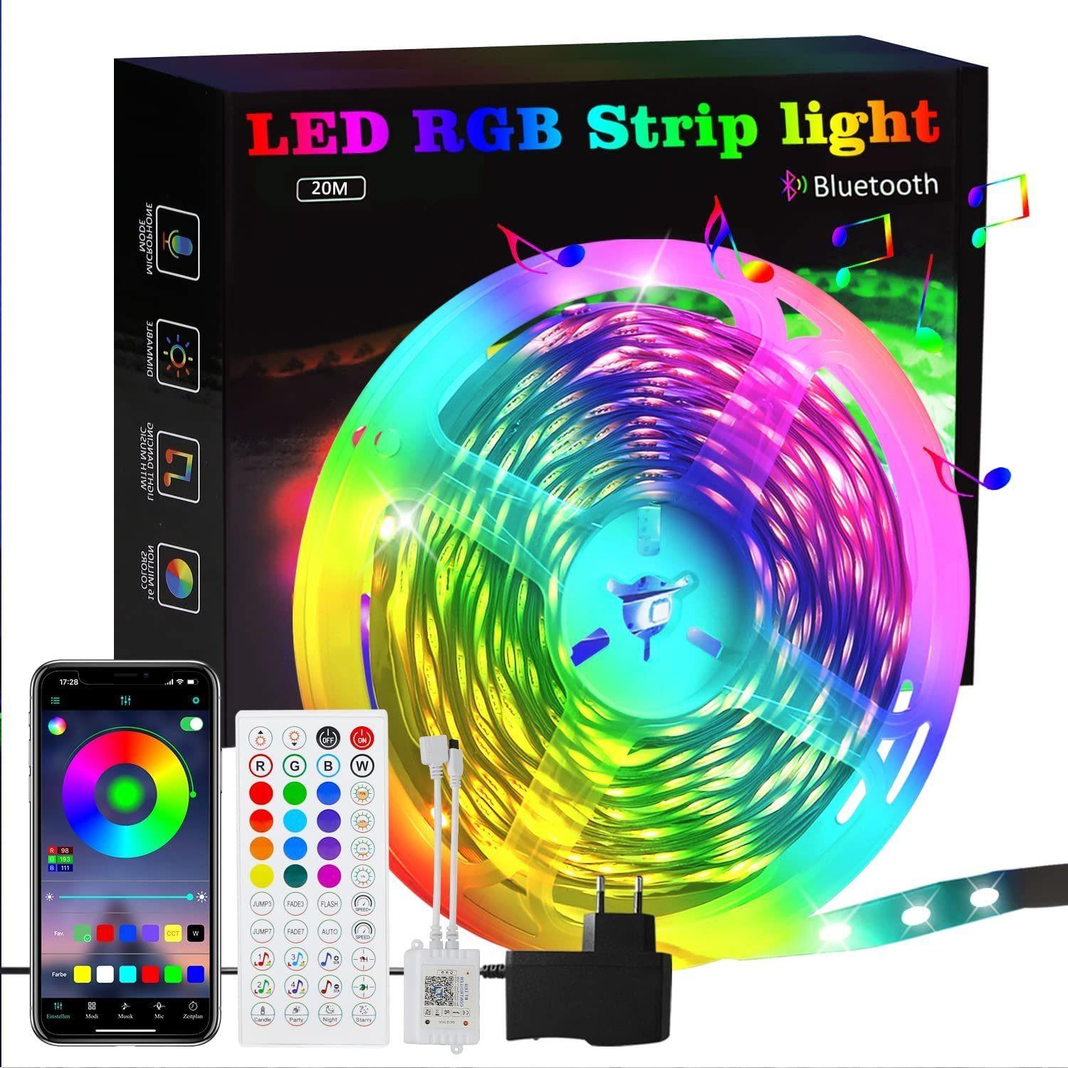 LED-STRIPE Bailey II 15m - Transparent, Kunststoff (15/1/1cm) - Nettlife