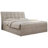 BOXBETT DIEGOS 120/200 Beige Struktur - H3 - Beige, Holz/Textil (120/200cm) - MKS