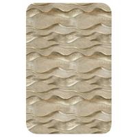 WC-VORLEGER Wellen - Muster - Gold WC Teppich 40x60 cm - Messingfarben, Textil (40/1cm) - OnlyWow