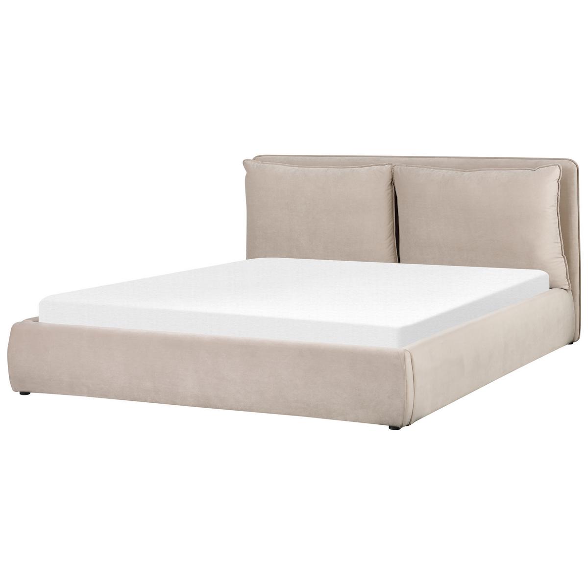 BETT 180/200 cm Beige Bajonna - Beige, Textil (180/200cm) - Beliani