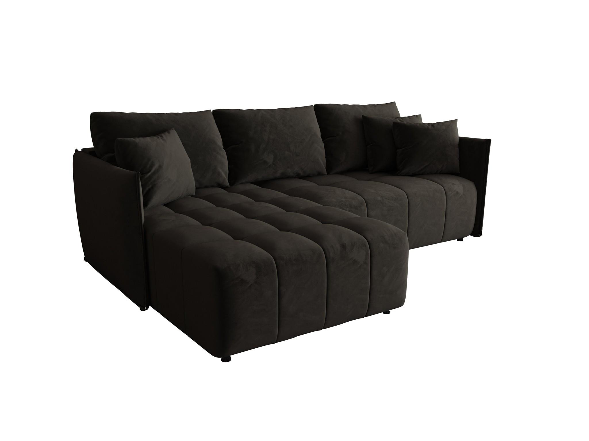ECKSOFA Treviso - Dunkelgrau, Holzwerkstoff/Textil (245/185cm) - Fun Möbel