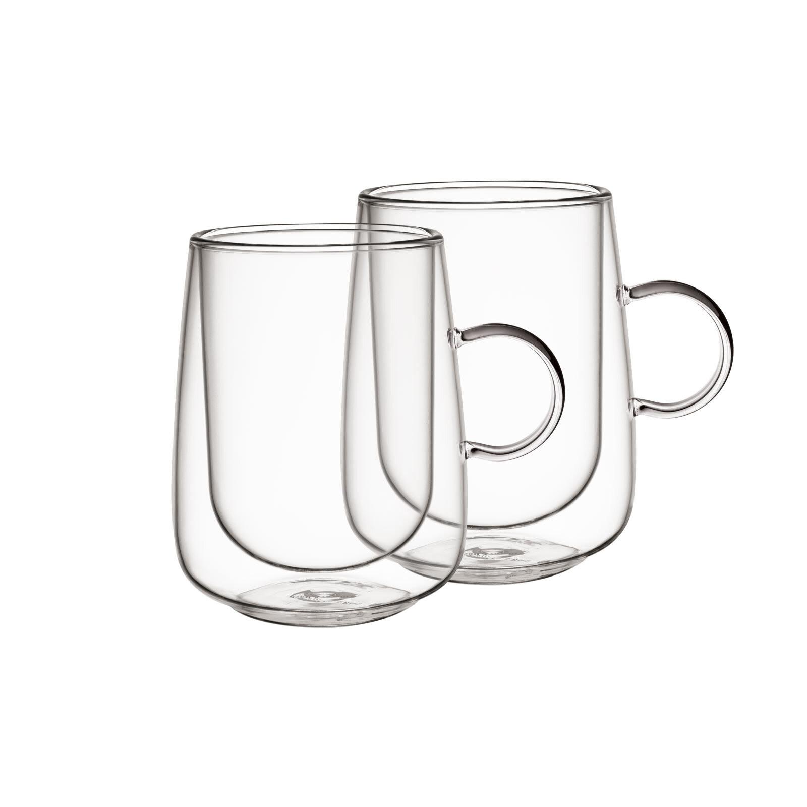 LATTE-MACCHIATO-GLÄSER Artesano Hot & Cold transparent 250 ml 2er Set - Transparent, Glas (0.25L) - Villeroy & Boch