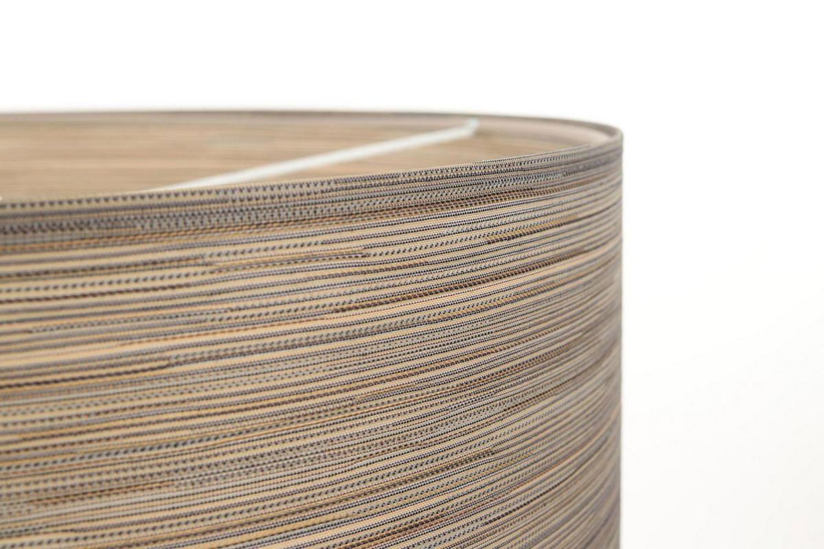 HÄNGELEUCHTE Grau 60/30 cm - Beige/Grau, Kunststoff (60/1/30cm) - ONZENO