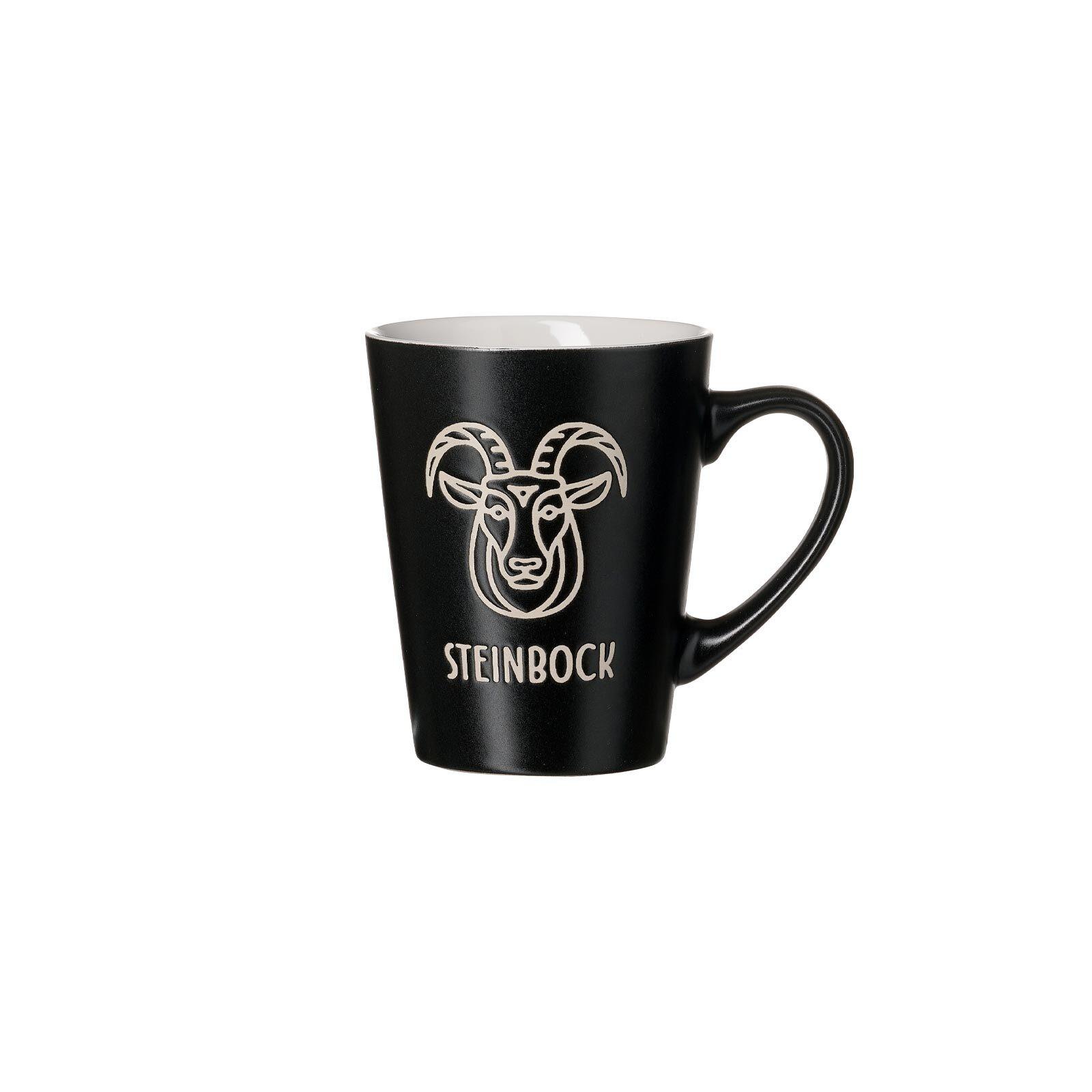 HENKELBECHER STEINBOCK Cosmic schwarz 350 ml - Schwarz, Keramik (0.35L) - Ritzenhoff Breker
