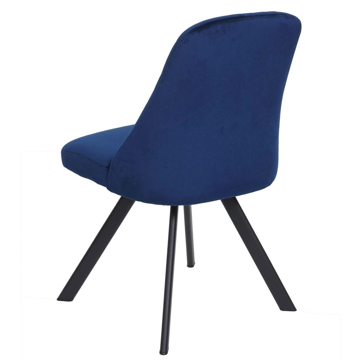 ESSZIMMERSTUHL Blau - Blau, Textil (48/84/51cm) - MCW