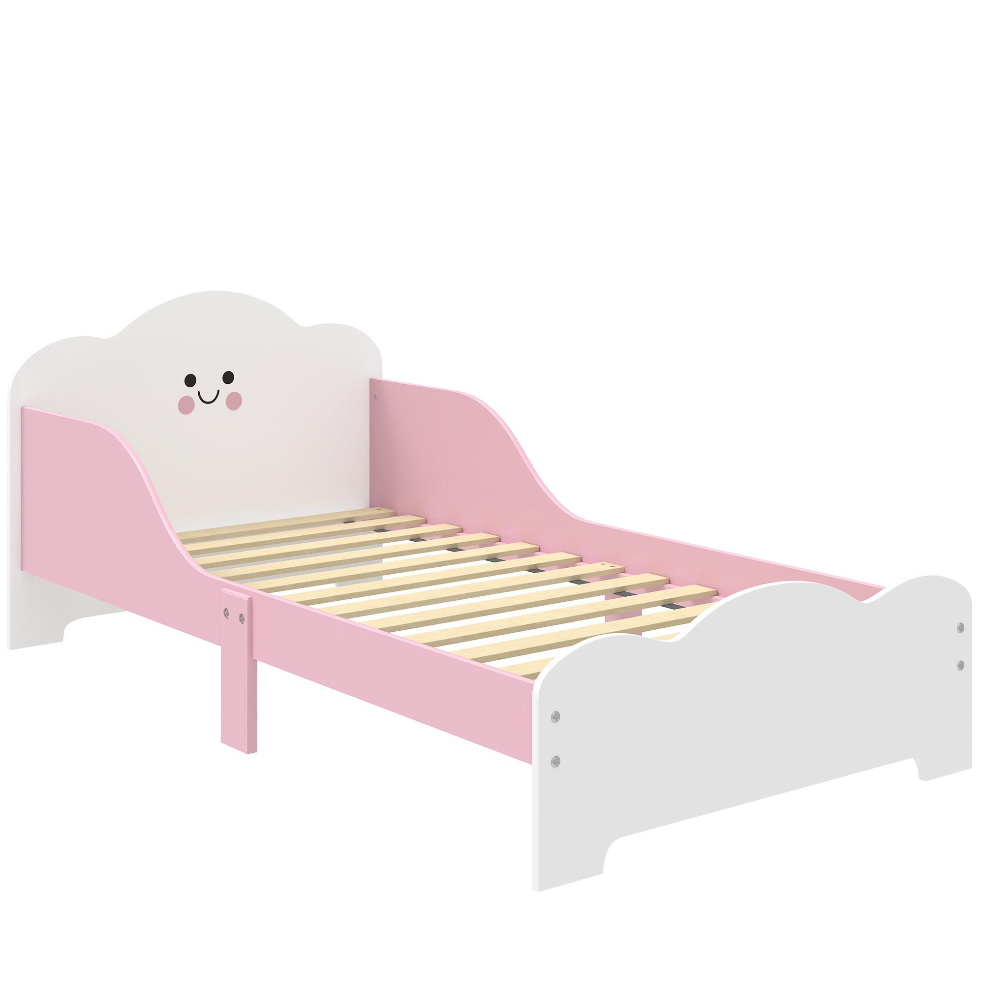 KINDERBETT MDF Rosa - Rosa, Holzwerkstoff (70/140cm) - AIYAPLAY