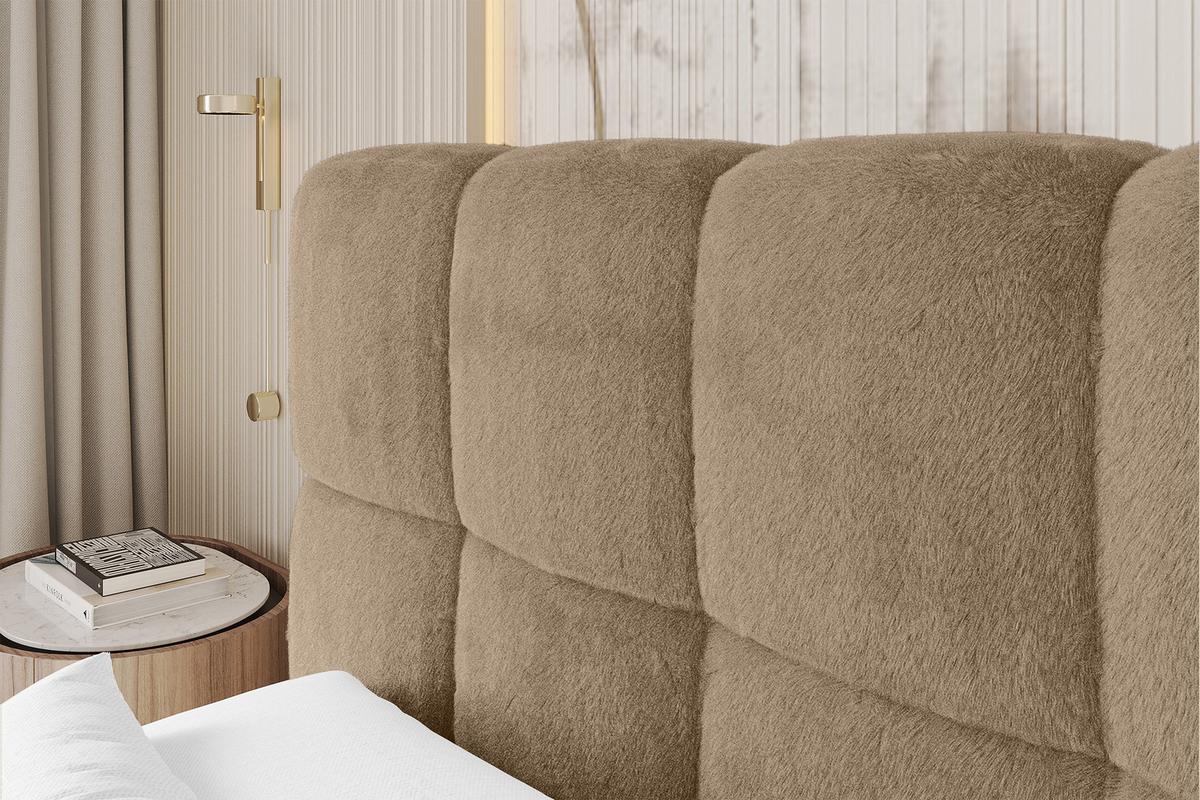 BOXBETT - AURI-H3 - 180x200 Beige Lapitt - Cappuccino, Holzwerkstoff (180/200cm) - ALTDECOR