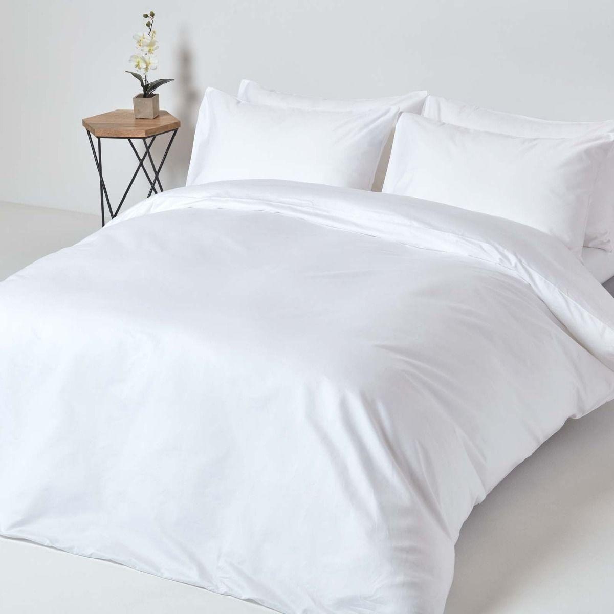 SPANNBETTLAKEN extra hoch, Ägyptische Baumwolle, Fadendichte 1000 - Weiß, Textil (90/190cm) - Homescapes