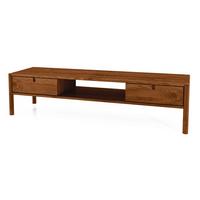 TV-SCHRANK INA Wildeiche - Mokka, Holz (160/39/46cm) - byoak