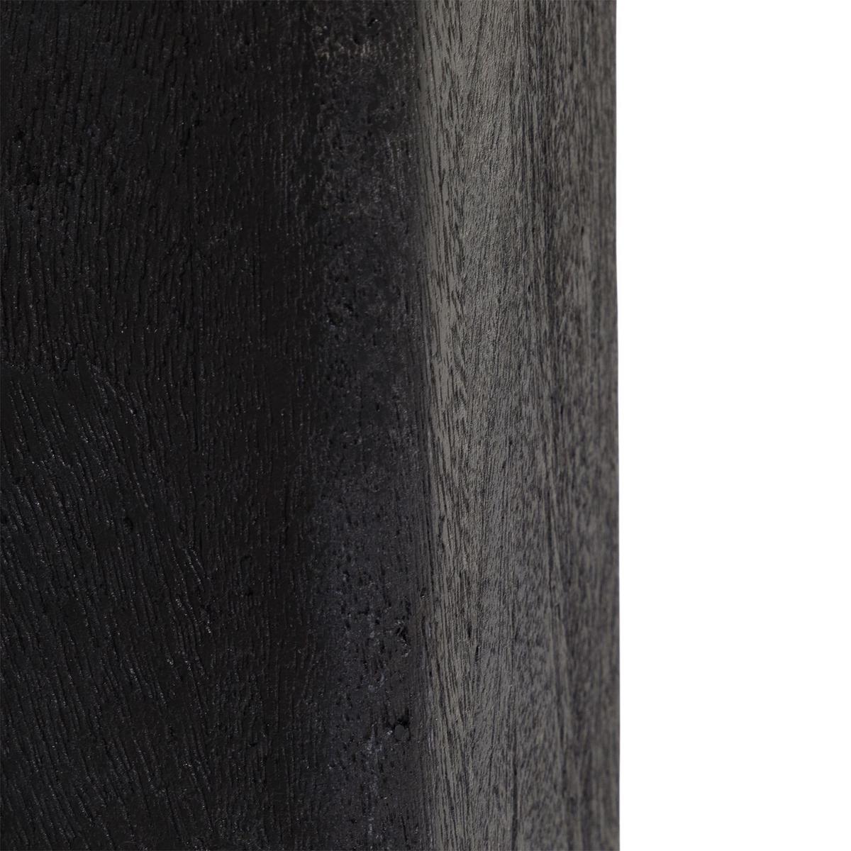 COUCHTISCH DELHI beige/schwarz - Beige/Schwarz, Holz/Naturmaterialen (50/50/43cm) - IDIMEX