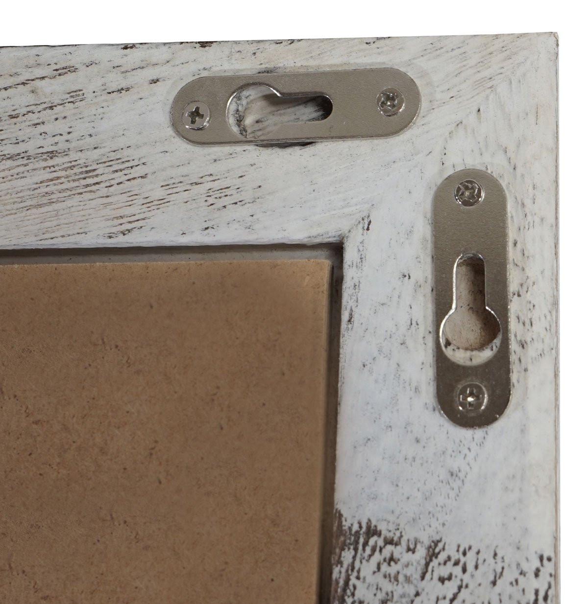 BILDERRAHMEN SHABBY-LOOK rechteckig Kiefer Weiß Dekor - Weiß, Holz (51/36cm) - MCW