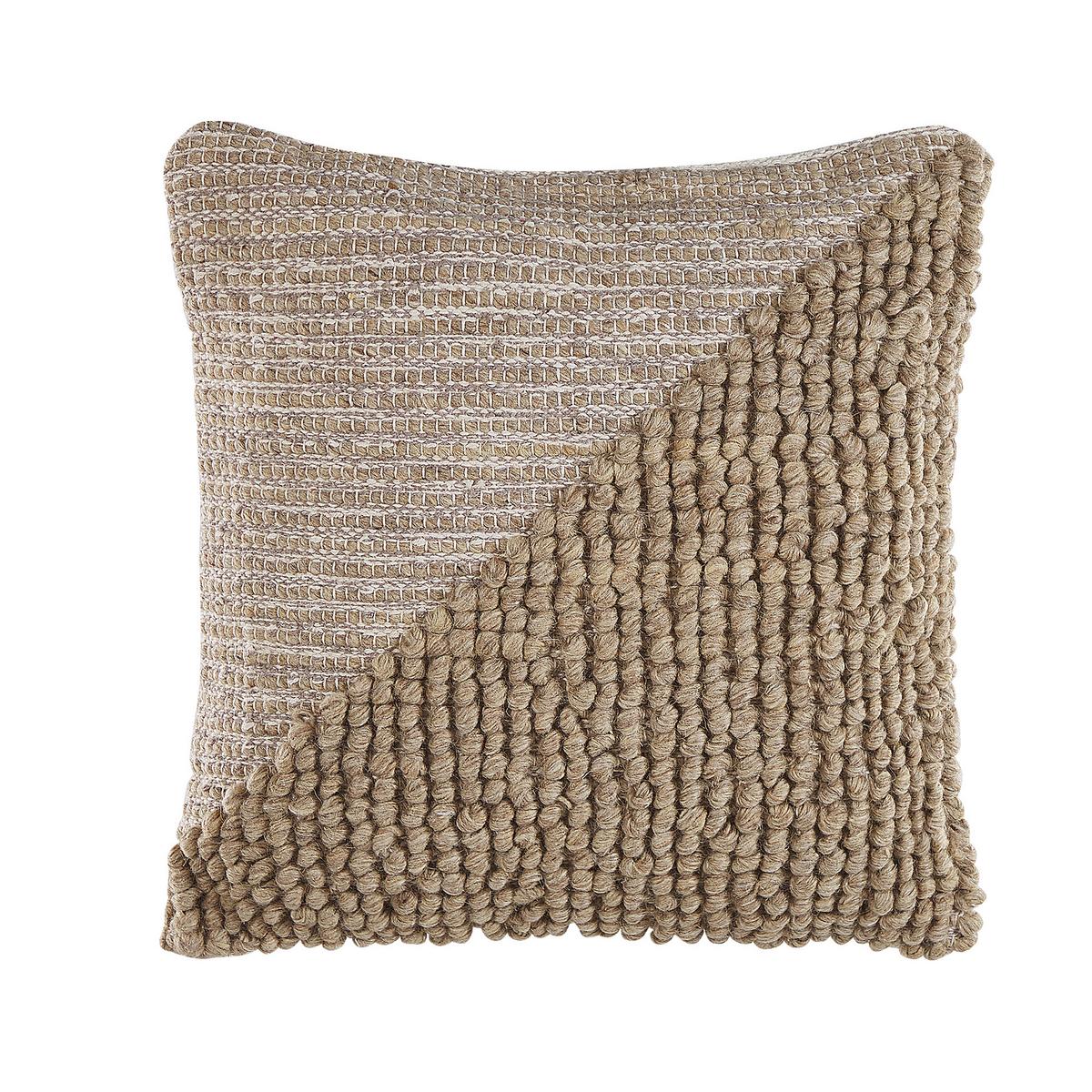 DEKOKISSEN 2er-Set Beige 45/45 cm Aslanapa - Beige, Textil (45/45cm) - Beliani