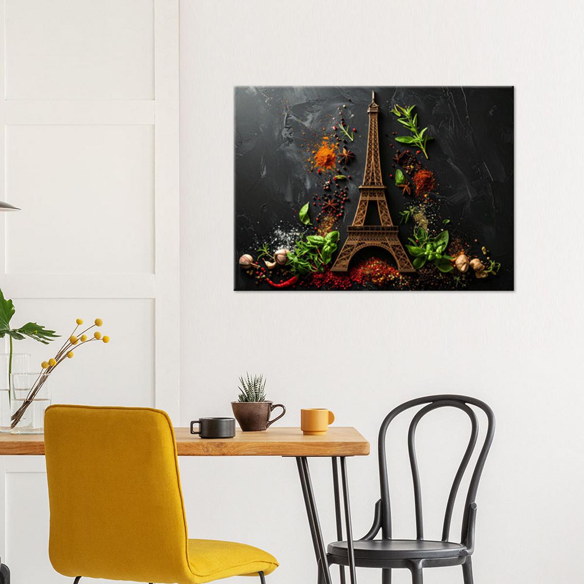 LEINWANDBILD Essen & Trinken 100x70cm - Multicolor, Textil (100/70cm) - Feeby