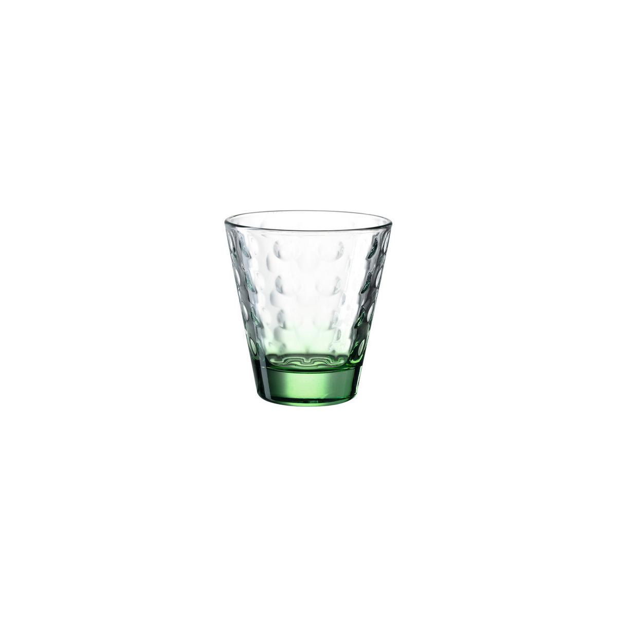 TRINKGLÄSER Optic bunt 215 ml 6er Set - Multicolor, Glas (0.215L) - Leonardo Living