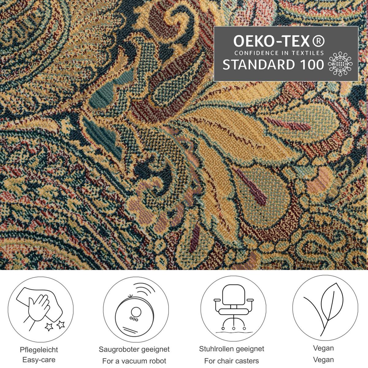 WEBTEPPICH Gabiro 739 240x340 cm - Goldfarben, Textil (240/340cm) - THEKO