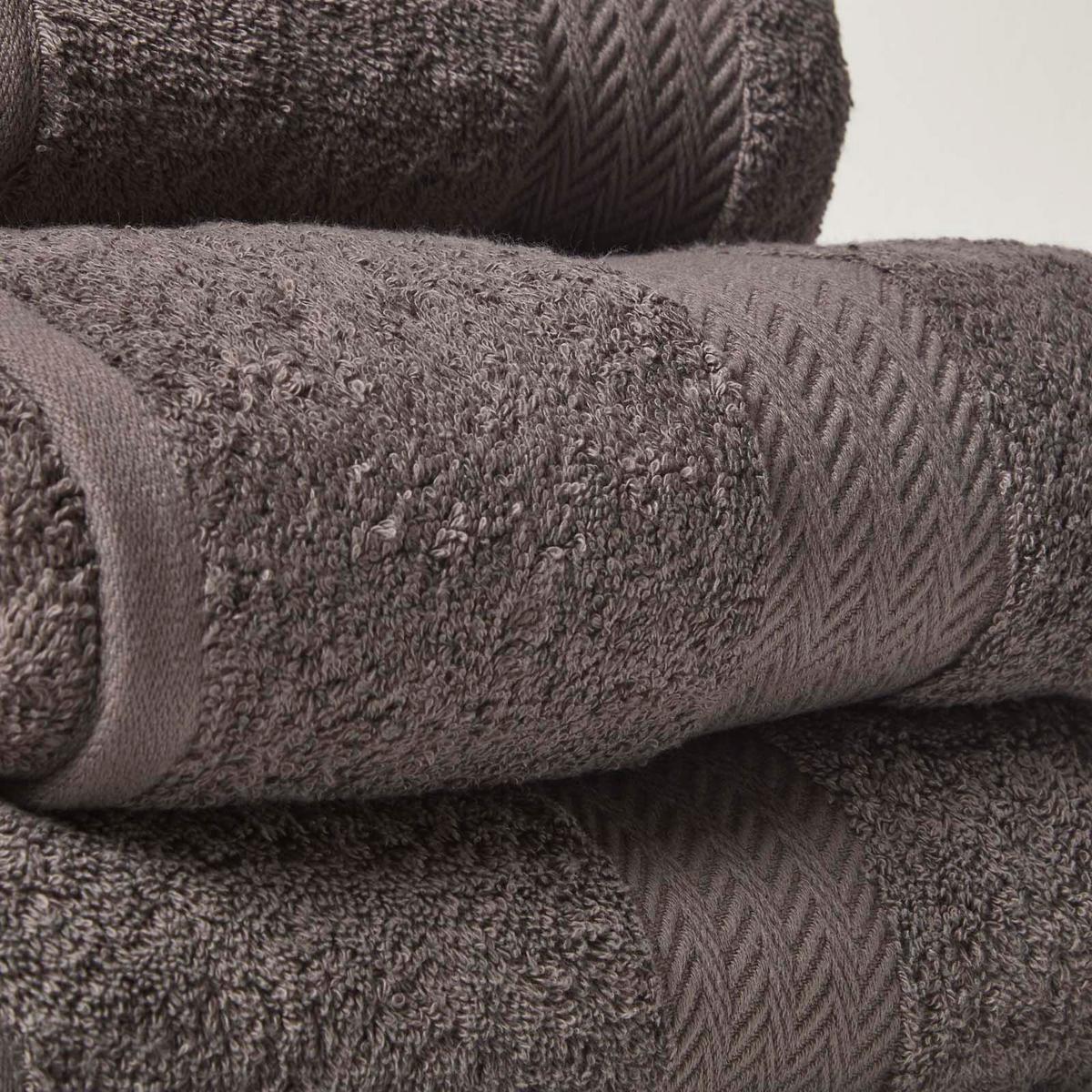 FROTTIERSET Comfort 4-teilig schiefer - Grau, Textil (70/130cm) - Homescapes