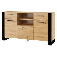 KOMMODE Artisann 155/87/45 - Eiche Artisan, Holzwerkstoff (155/87/45cm) - RAUMHIRSCH FURNITURE