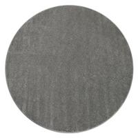 FLACHWEBETEPPICH Anthrazit Ø 200 cm - Anthrazit, Kunststoff (200/200cm) - TT Home