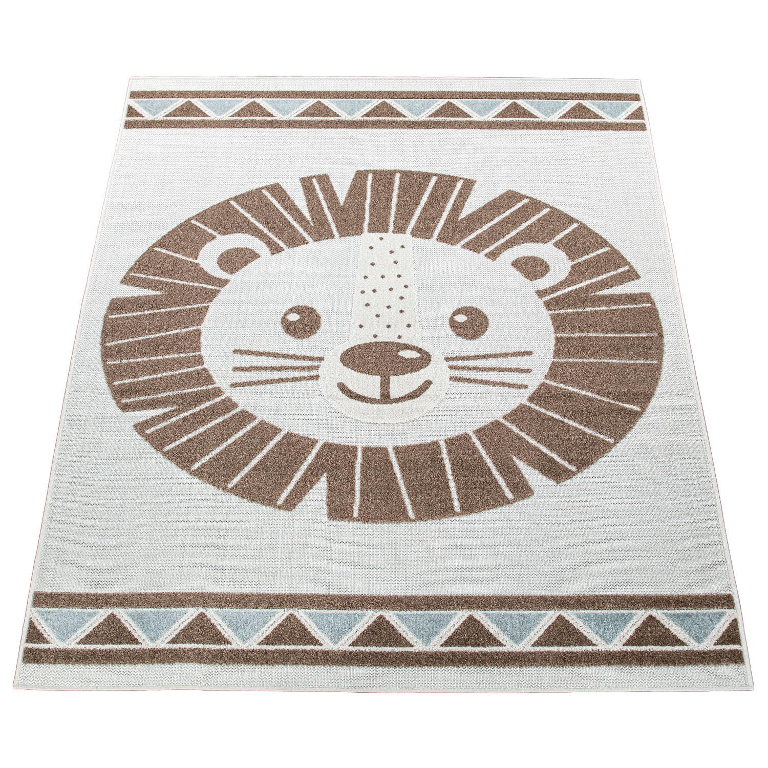 KINDERTEPPICH, mit Löwen-Motiv, Beige, 200 x 280 cm - Beige, Textil (200/280cm) - KADIMA DESIGN