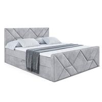 BOXBETT BARWA-Z - 140x200 cm - H4 - Hellgrau - Hellgrau, Holzwerkstoff (140/200cm) - ALTDECOR