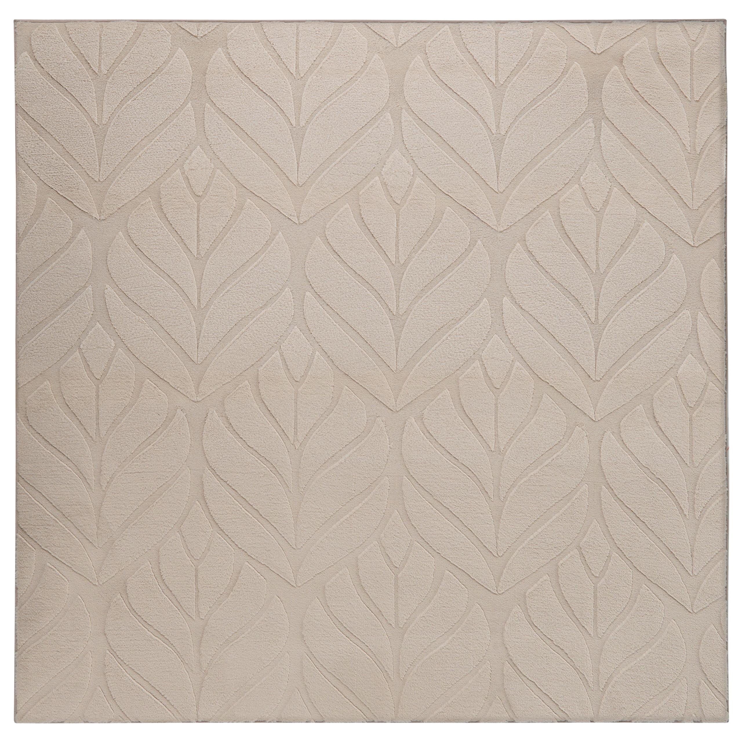 KUNSTFELLTEPPICH Beige 160/160 cm Mitchell - Beige, Kunststoff (160/160cm) - Beliani