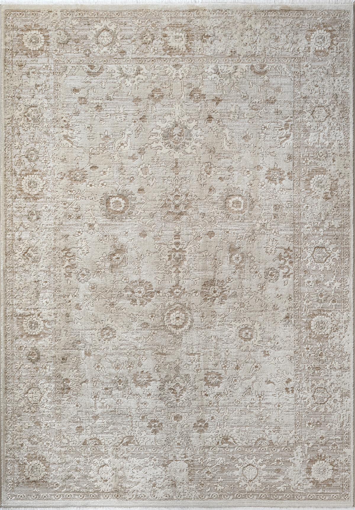 KURZFLORTEPPICH Orientalisch SCRIVIA Polypropylen Beige 160 x 230 cm - Beige, Textil (160/230cm) - KADIMA DESIGN