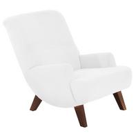 COCKTAILSESSEL Kajsa Velourstoff creme - Creme, Kunststoff (71/80/101cm) - 58aufmkessel