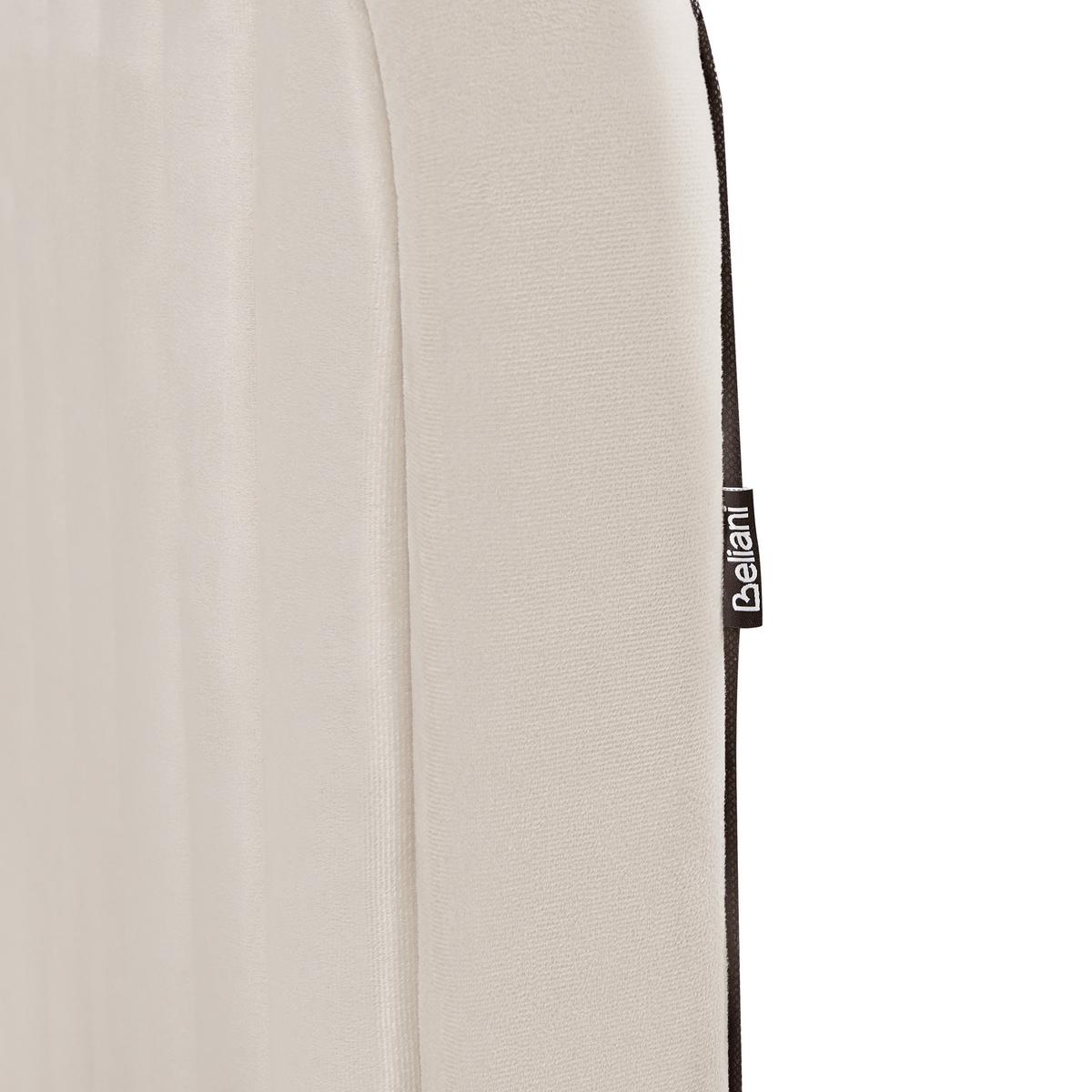 BETT mit Lattenrost 140/200 cm Beige Brin - Beige/Schwarz, Textil (140/200cm) - Beliani