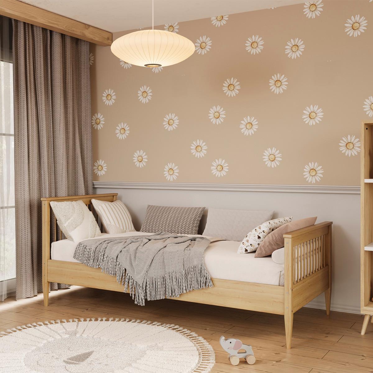 BETT 90/200 Emilia Holz - Braun, Holz (90/200cm) - Petits-meubles