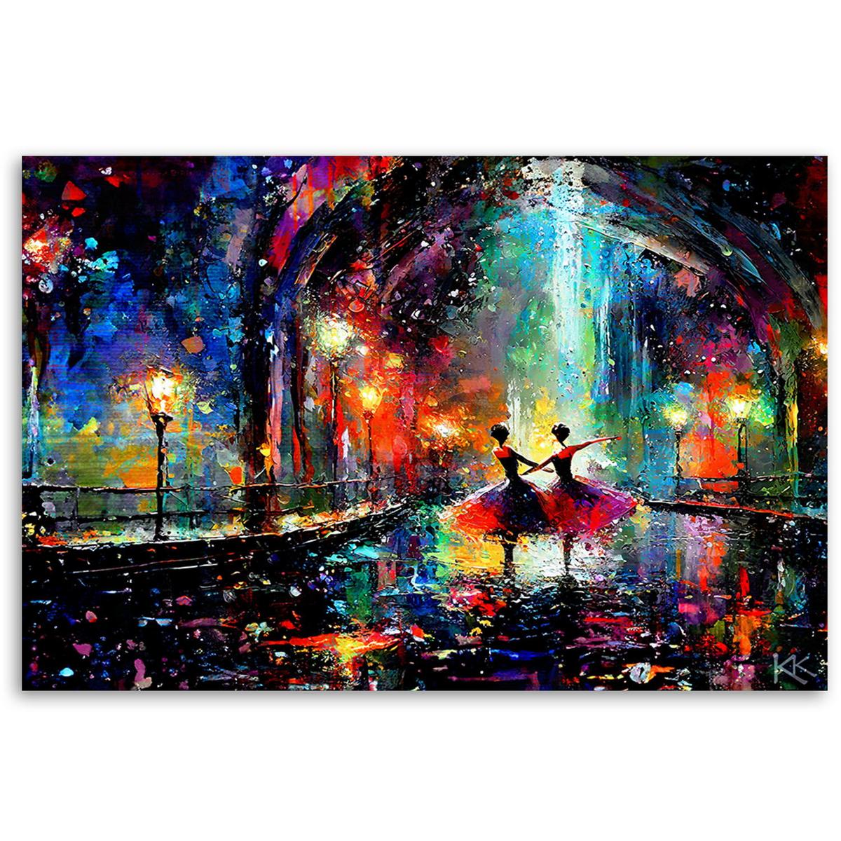 KUNSTDRUCK Lila 120/80 cm - Lila, Textil (120/80cm) - KUNSTLOFT
