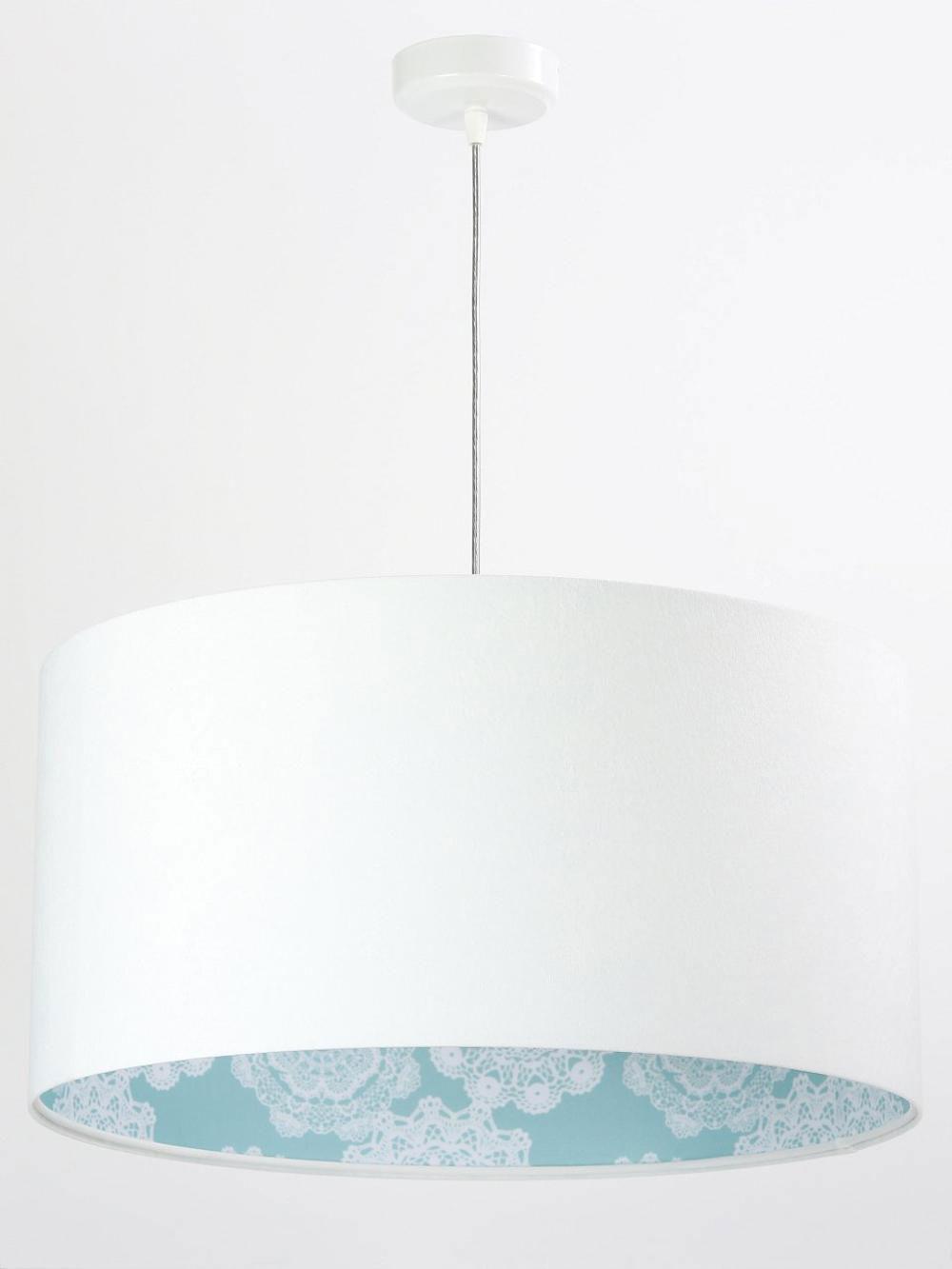 HÄNGELEUCHTE Blau 50/25 cm - Blau/Weiß, Kunststoff (50/0.8/25cm) - ONZENO