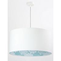 HÄNGELEUCHTE Blau 50/25 cm - Blau/Weiß, Kunststoff (50/0.8/25cm) - ONZENO