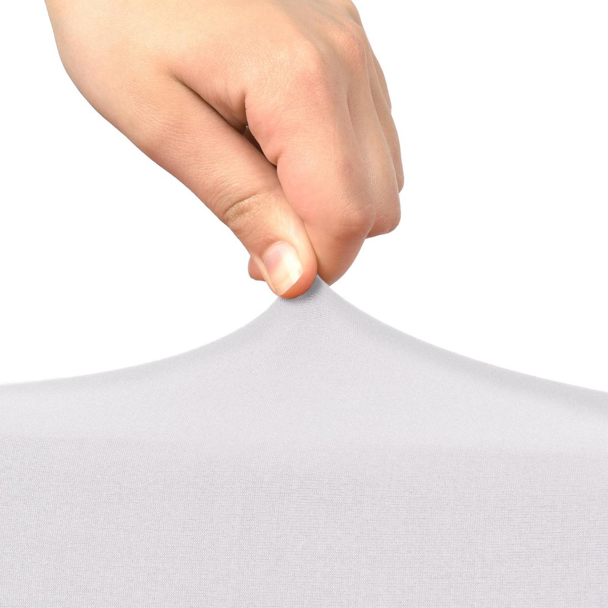 STEHTISCHHUSSE Stella Ø 80cm Weiß (5tlg) - Weiß, Textil (80/110cm) - Beautissu 