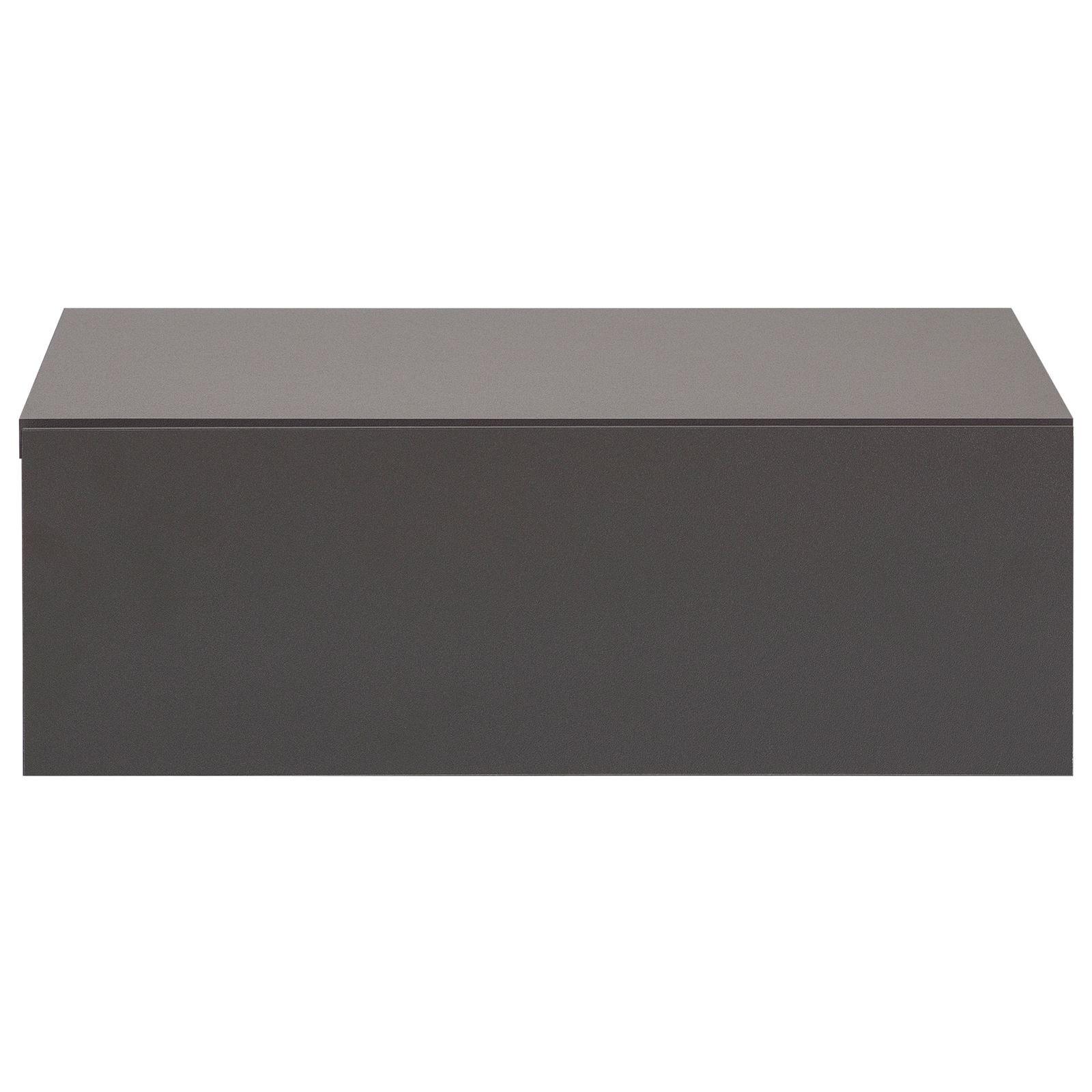 HÄNGENDER NACHTTISCH ANNE - Grau, Holzwerkstoff (42/14/30cm) - CARO-Möbel
