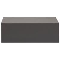 HÄNGENDER NACHTTISCH ANNE - Grau, Holzwerkstoff (42/14/30cm) - CARO-Möbel