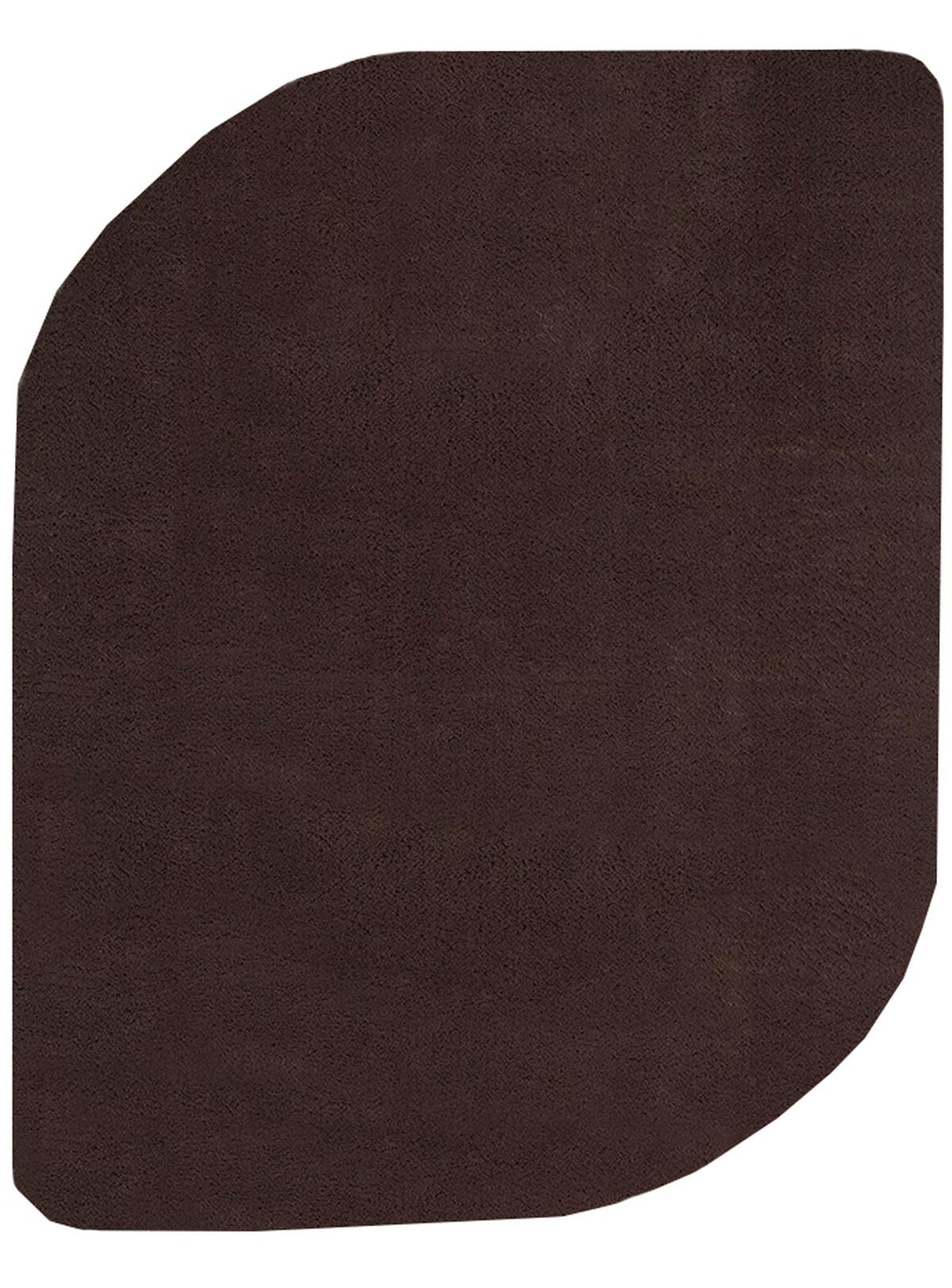 HOCHFLORTEPPICH Antirutsch Uni TIRSO Polyester Braun 160 x 220 cm - Braun, Textil (160/220cm) - KADIMA DESIGN