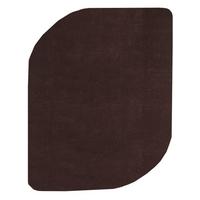HOCHFLORTEPPICH Antirutsch Uni TIRSO Polyester Braun 120 x 160 cm - Braun, Textil (120/160cm) - KADIMA DESIGN