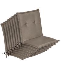 NIEDERLEHNER Loft NL 100x50x6cm Taupe (8tlg) - Taupe, Textil (50/100cm) - Beautissu 