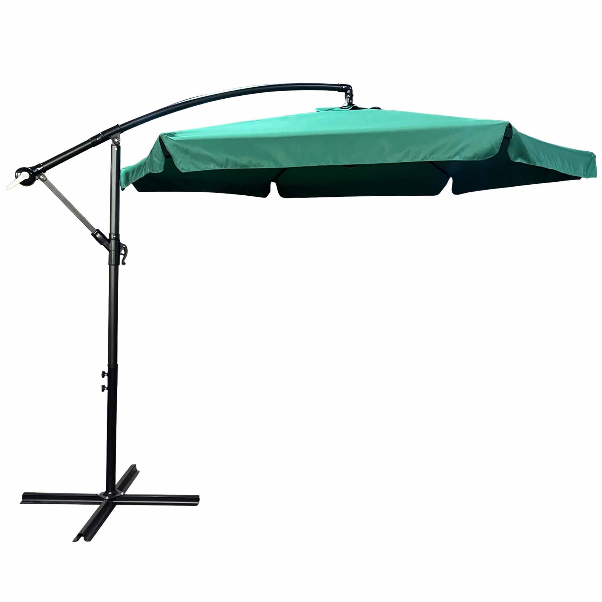 GARTENSCHIRM Grün 300/245/300 - Grün, Textil/Metall (300/300cm) - RAUMHIRSCH FURNITURE