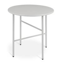BEISTELLTISCH Finn Ø 44/46 cm Hellgrau - Hellgrau, Metall (44/44/46cm) - BoMoe