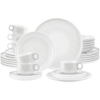 KOMBISERVICE Sento Home Aura white 30-tlg. - Weiß, Keramik (2/2/2cm) - Seltmann Weiden