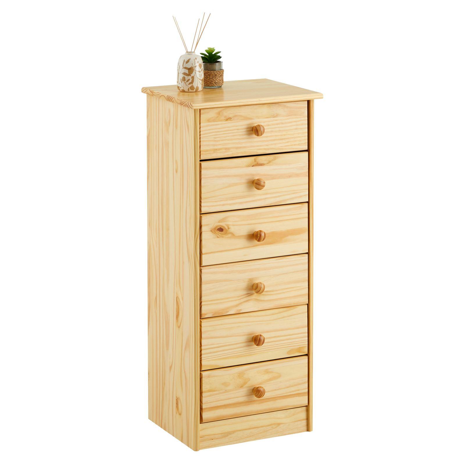 KOMMODE RONDO natur - Naturfarben, Holz (43/106/35cm) - IDIMEX
